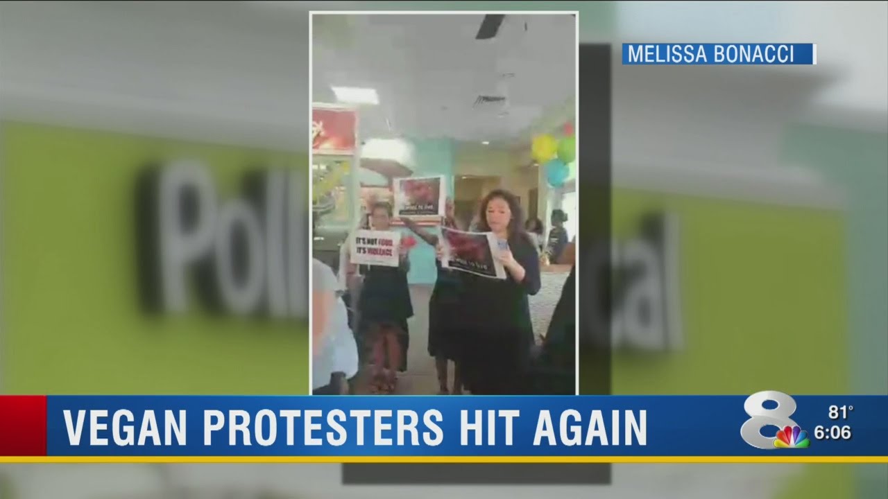 Vegan protesters disrupt lunch at Largo restaurant