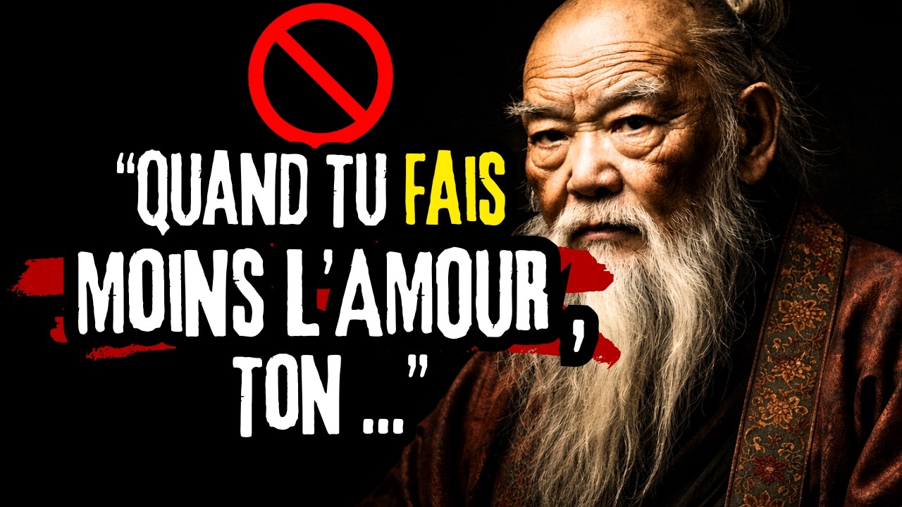 Les Leçons de VIE des Anciens Philosophes Chinois que les Hommes apprennent trop tard dans leur VIE