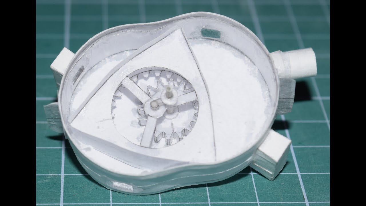 Rotary (Wankel) working paper engine model