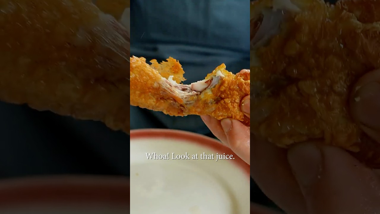 Chinese Fried Chicken Wings - Crisp & JUICY #asianrecipes #chineserecipes #chickenwings #foodshorts