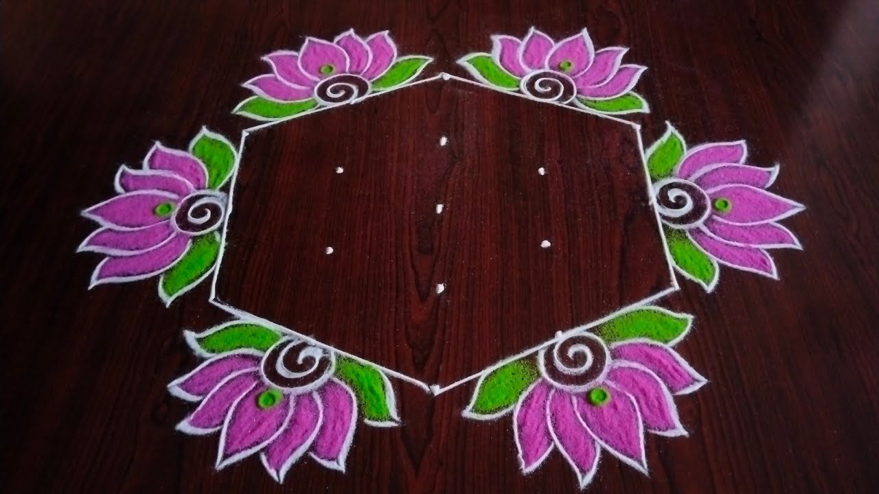 Easy Sankranti muggulu (5×3) dot's....