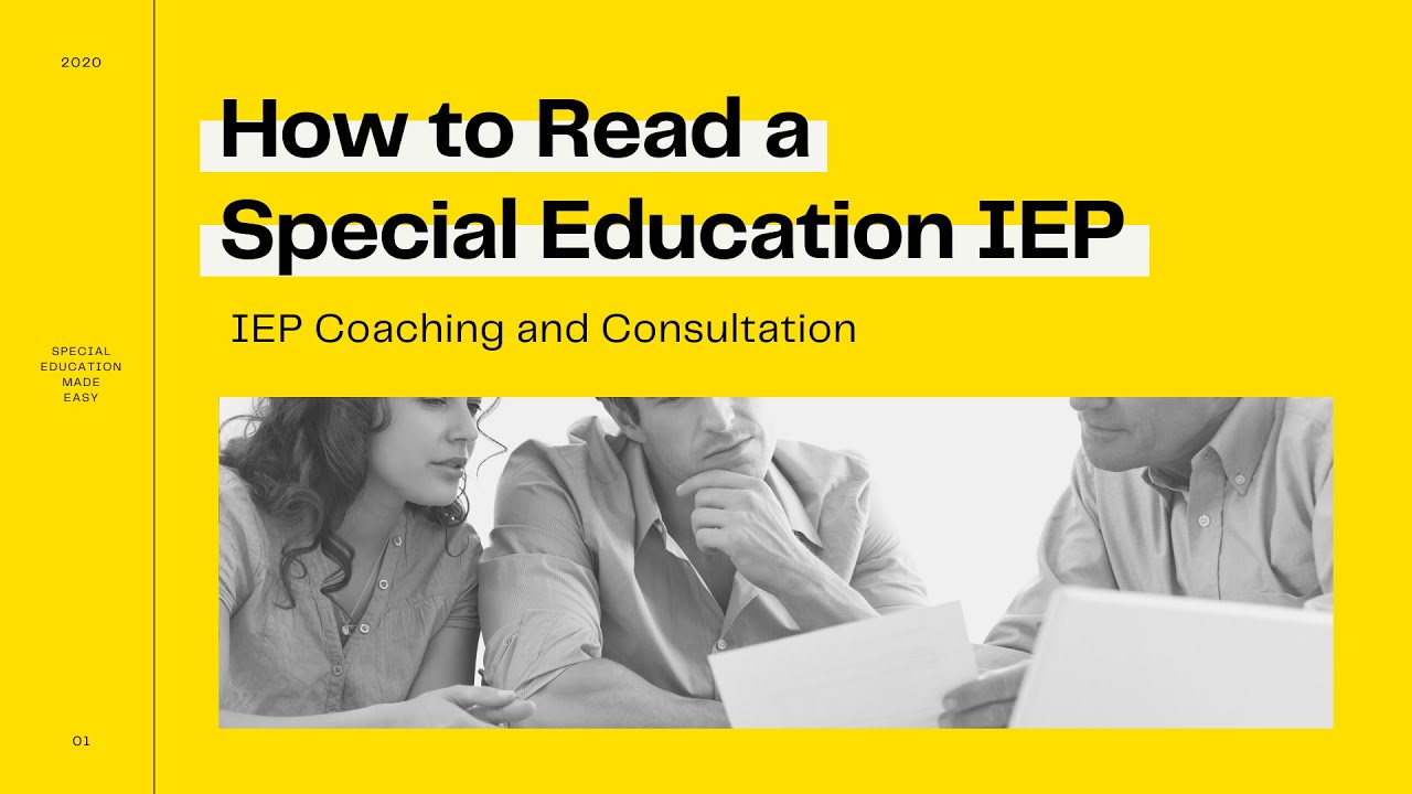 How to read and IEP