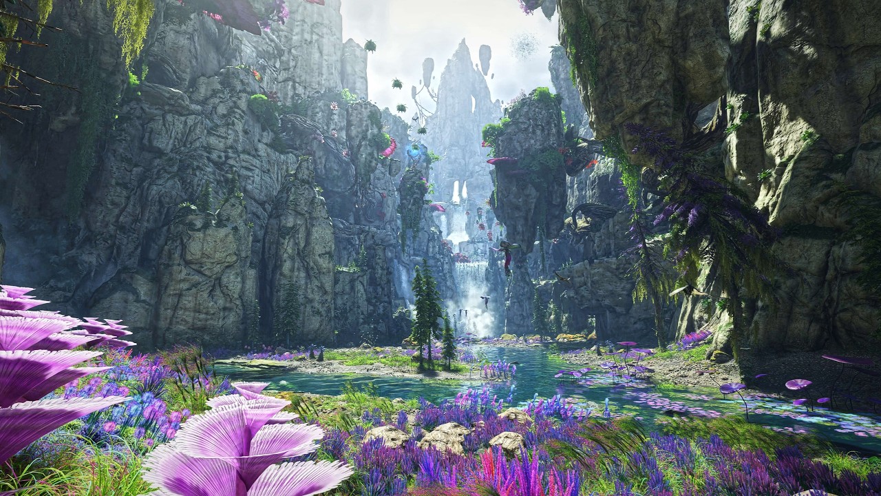 Hidden Lake Ambience with Waterfall in Background on Pandora | Avatar
