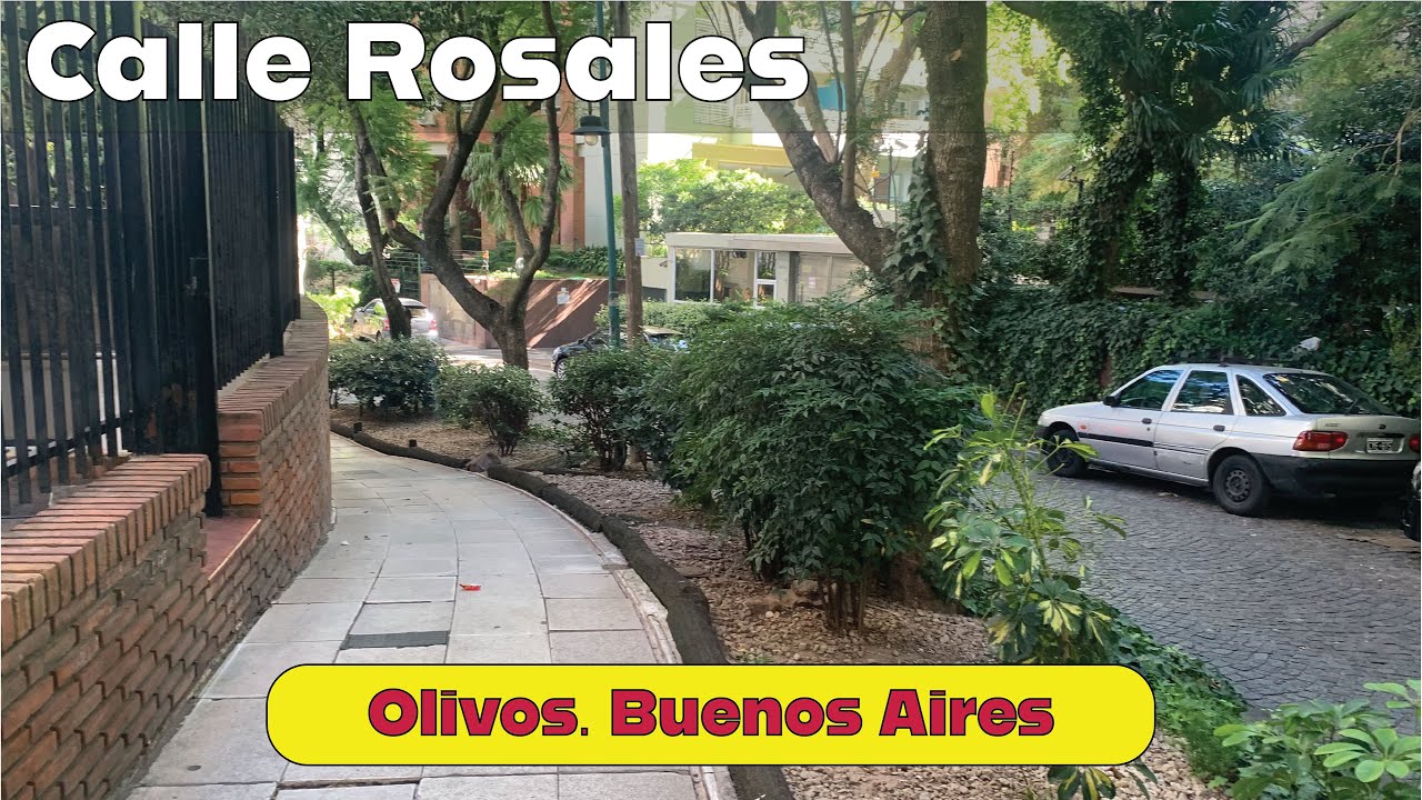 Walk Tour. Calle Rosales. OLIVOS. Northern Greater Buenos Aires. Argentina.
