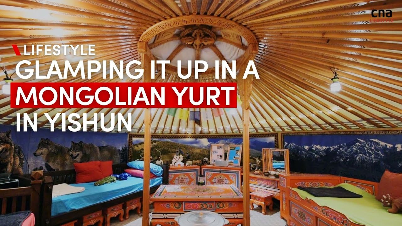 What&rsquo;s it like to go glamping in a Mongolian yurt in Singapore? | CNA Lifestyle