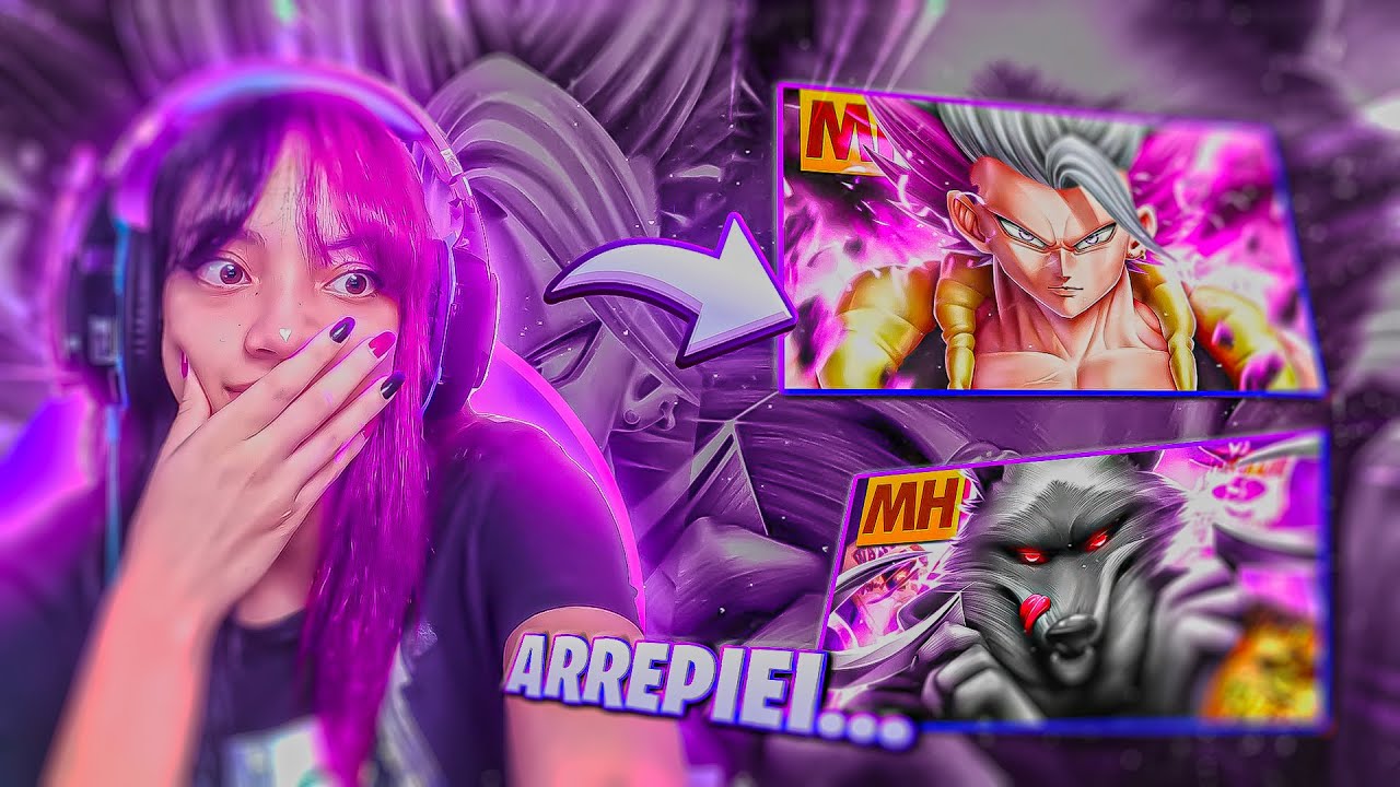 REACT 2 EM 1 MHRAP |Tipo Gogeta 2:🟣ULTRAEGO⚪️ Ft. PTKZIN| LOBO da MORTE🐺(Gato de Botas 2: Prod. Sid