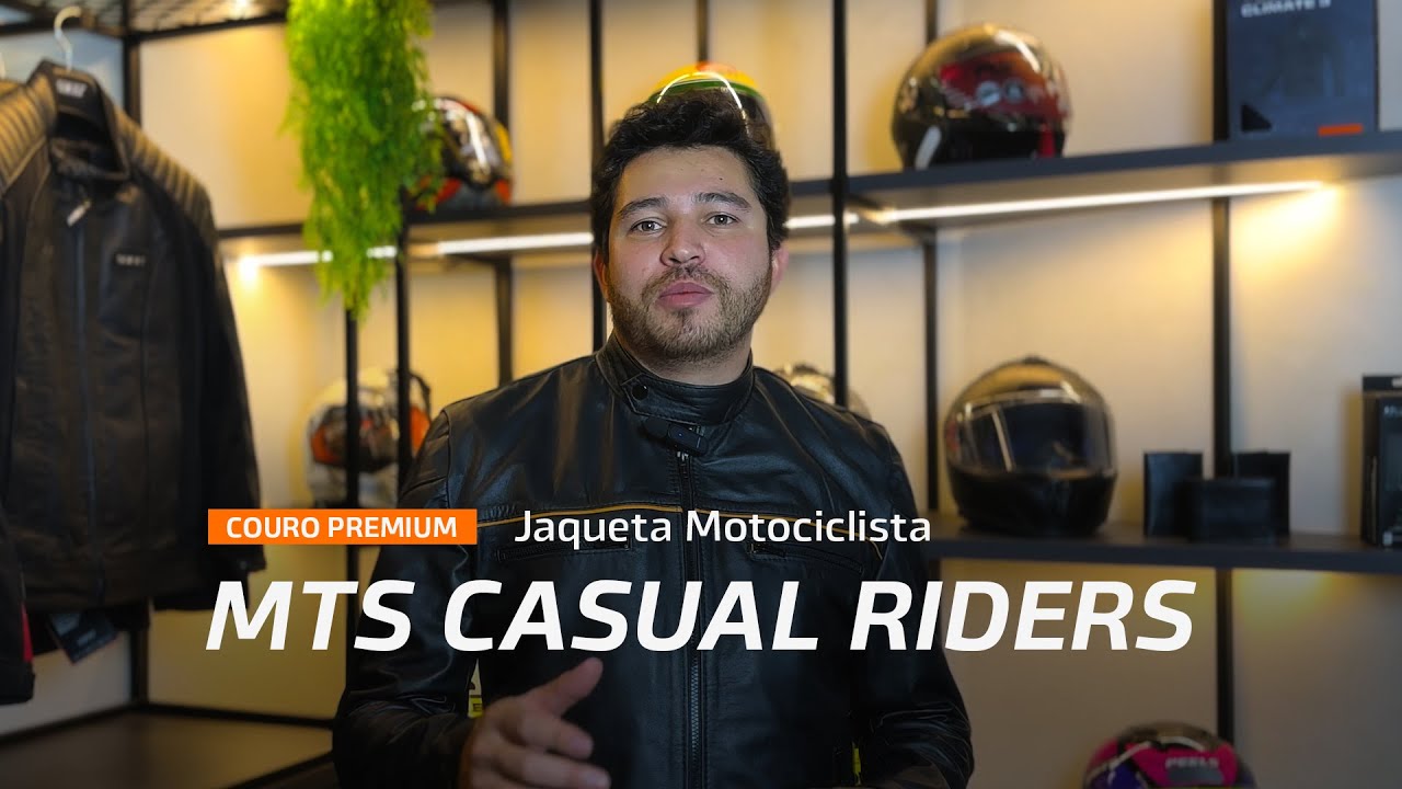 Jaqueta de Couro Premium | Casual Riders com Estilo Urbano – Lançamento MTS