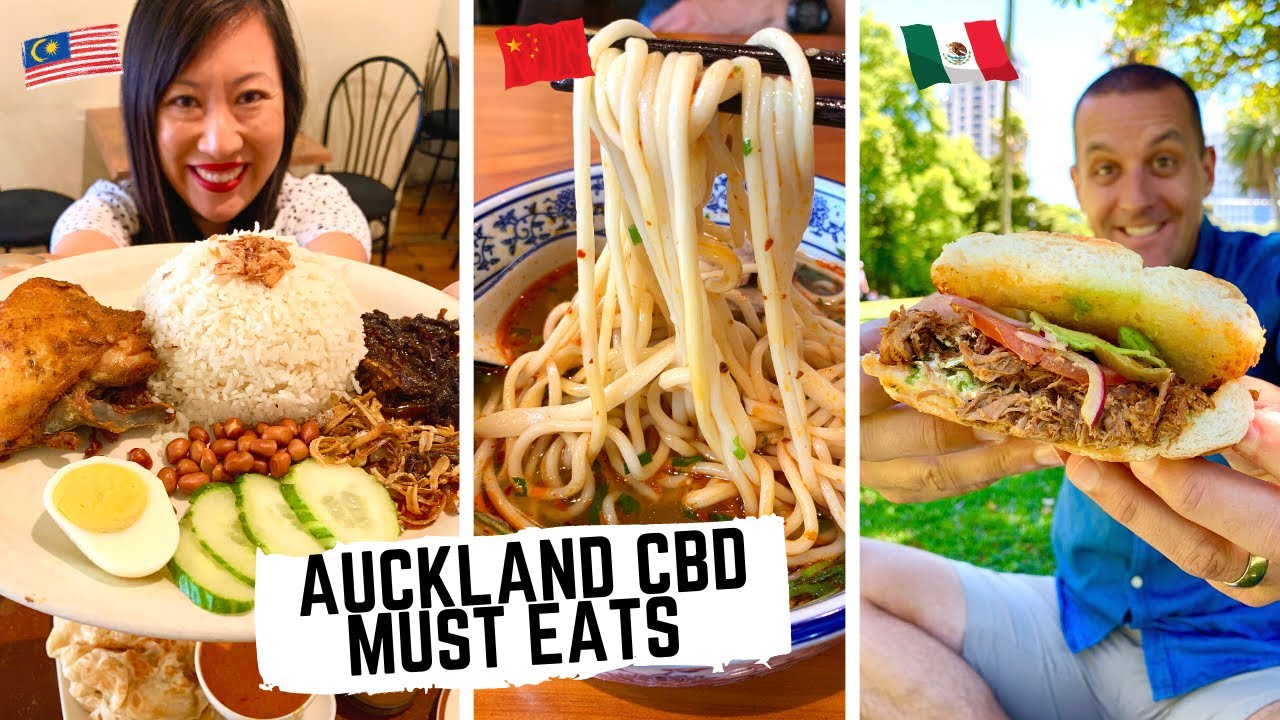STREET FOOD around the world in AUCKLAND | Malaysian street food + Chinese noodles + Mexican TORTA