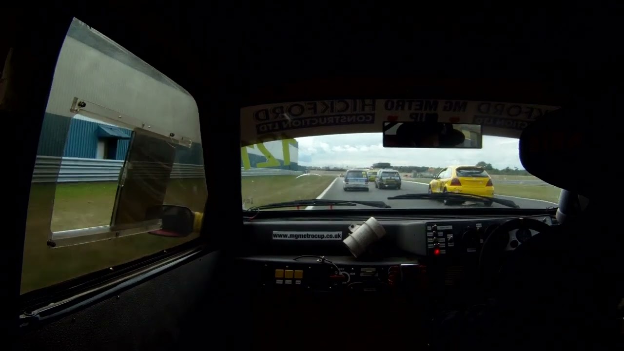 MG Metro Cup Donnington 2022 Race 2 car #121 Tyler