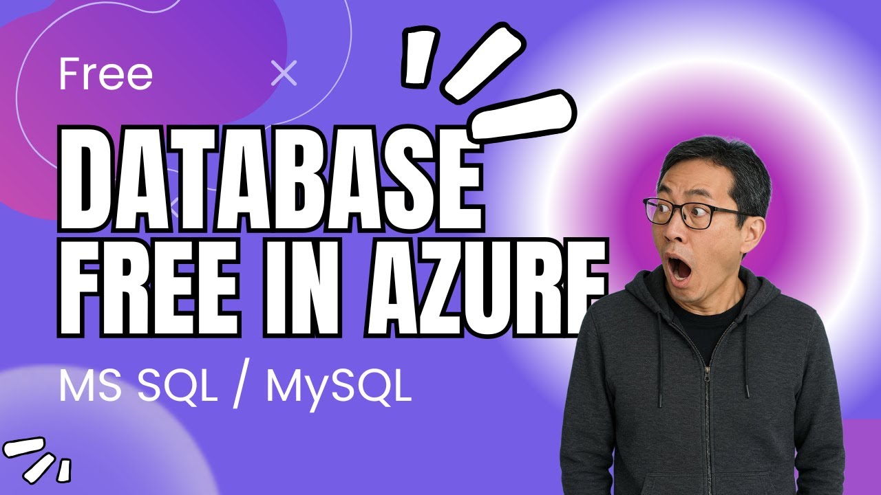 Разверните бесплатные базы данных MS SQL и MySQL в Azure.
