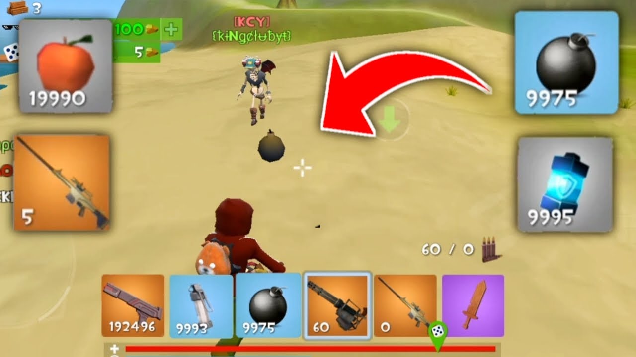 A day in Rocket Royale.