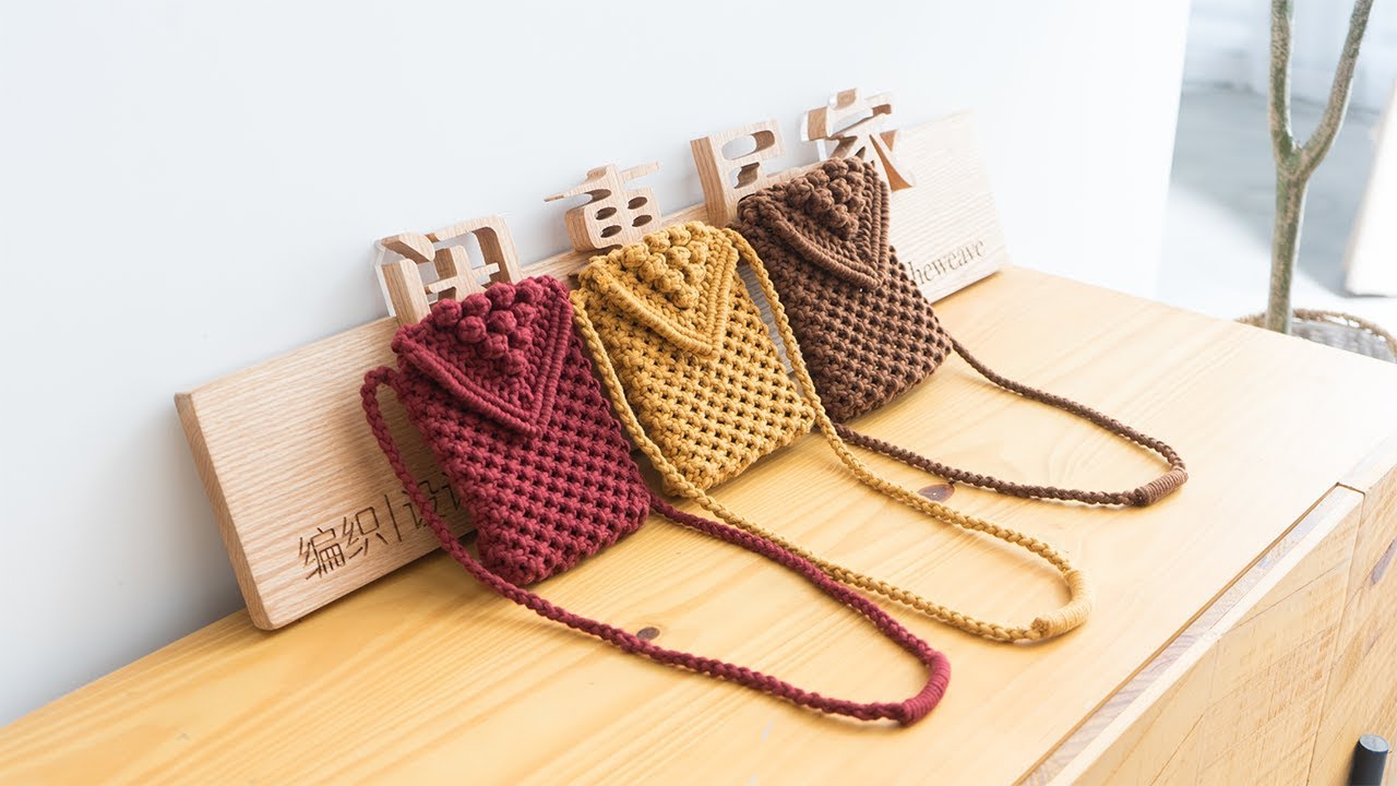 Macrame|DIY macrame bag tutorial #7