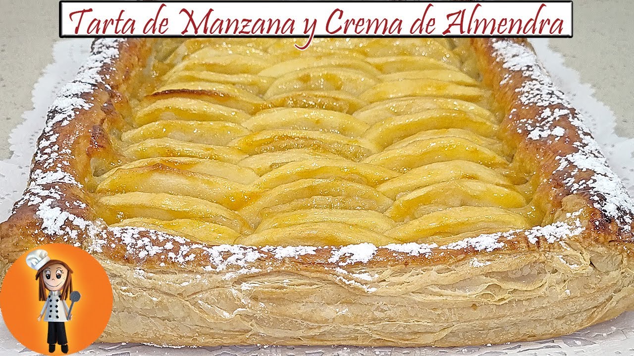 Tarta de Manzana y Crema de Almendra | Receta de Cocina en Familia