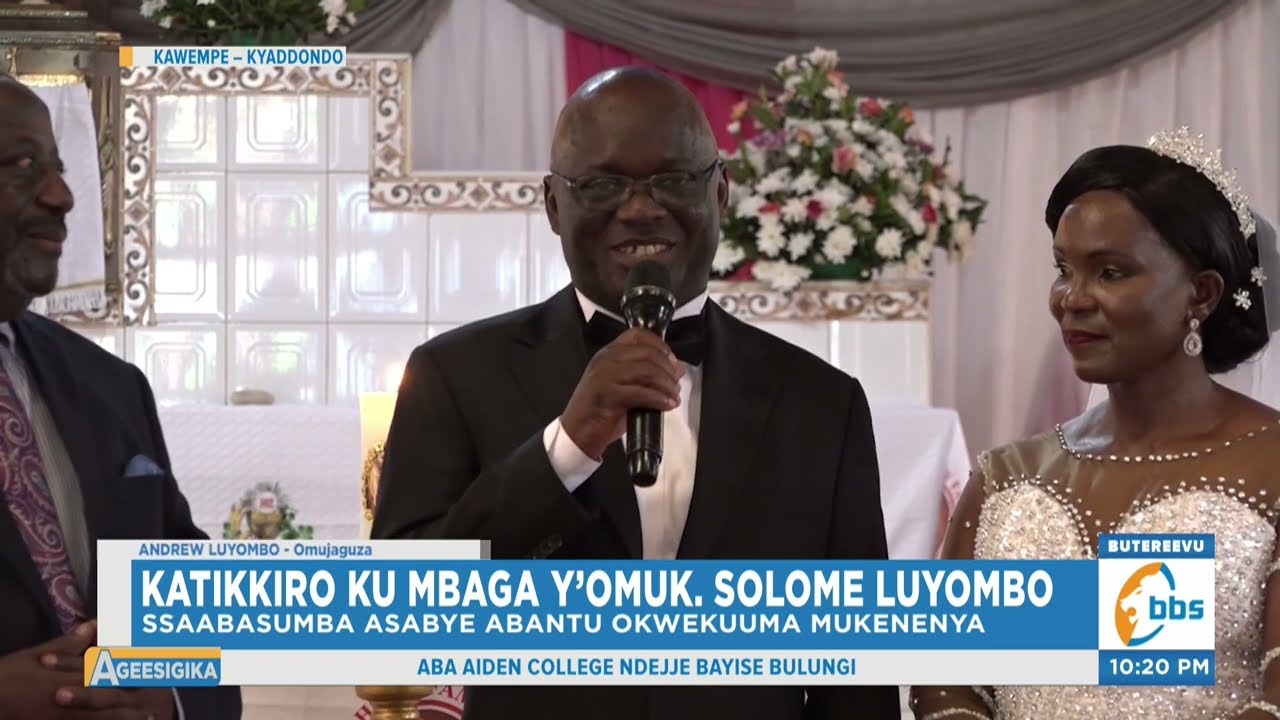 Katikkiro ku Mbaga y’Omuk. Solome Luyombo, Ssaabasumba Asabye Abantu Okwekuuma Mukenenya