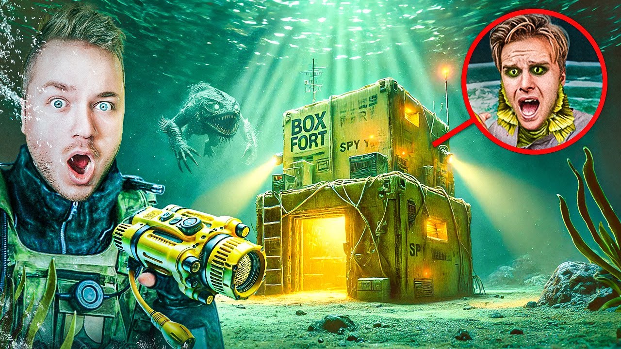 SAVING LOGAN From UNDER WATER SPY BASE! He's TURNING Into A POND MONSTER!
