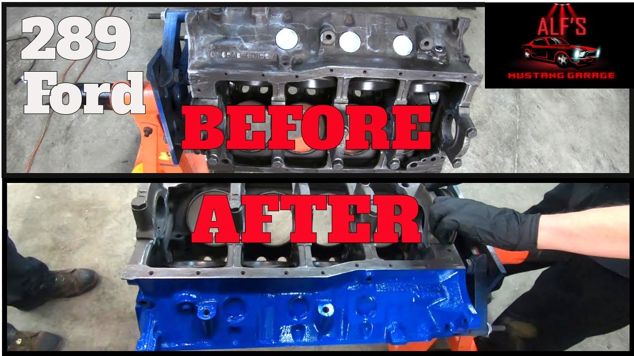 How To Rebuild the 289 Ford - Part 2: Painting the Block