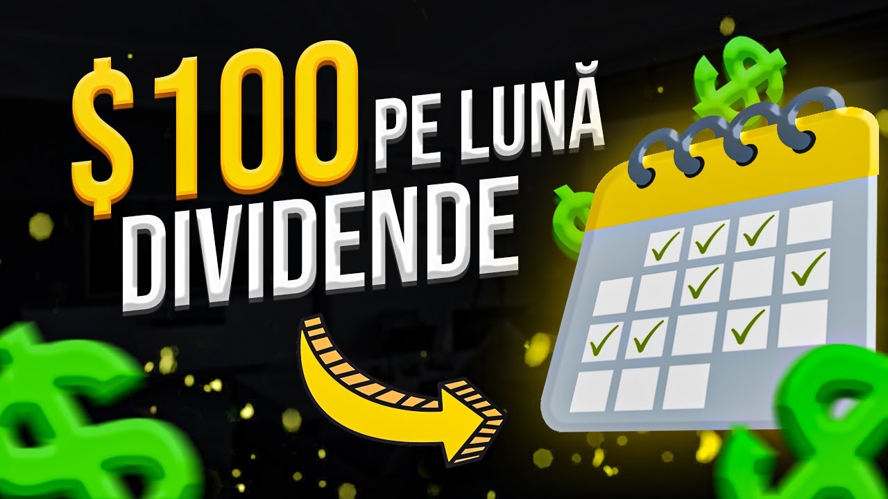 Cati bani investim pentru $100 pe luna in DIVIDENDE?