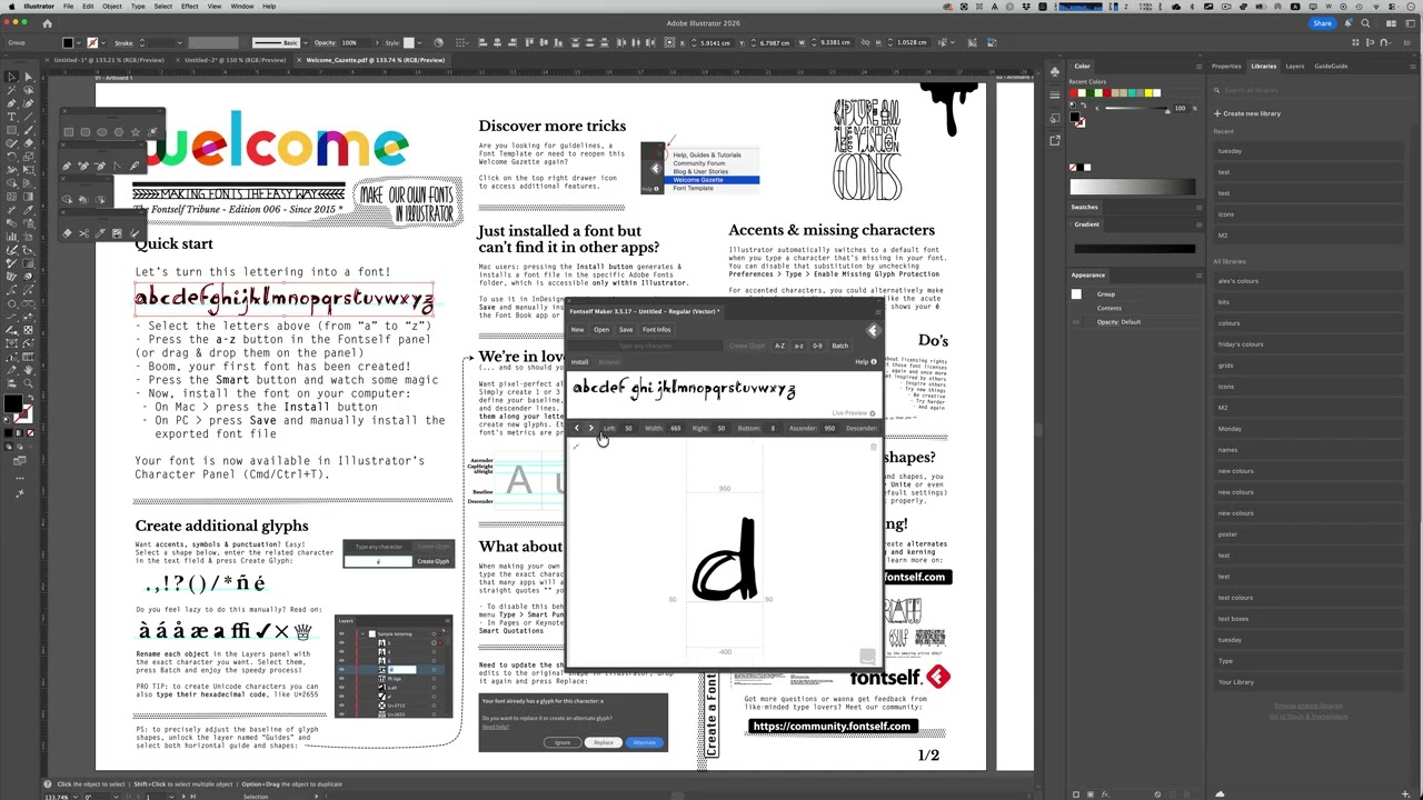 Using the Fontself plugin for Illustrator.