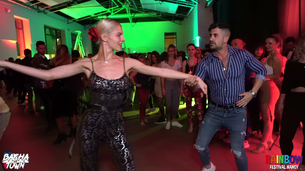 Bachata social dancing Kike & Sindi at Rainbow Festival Nancy 2021