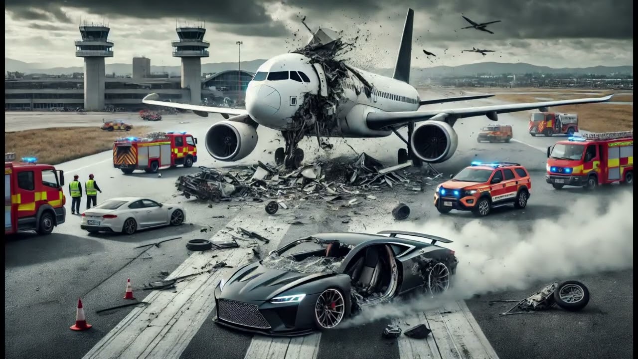 Horrific accident at the airport. #AirportTragedy #breakingnews #catstory #kitty #cat #bravecat