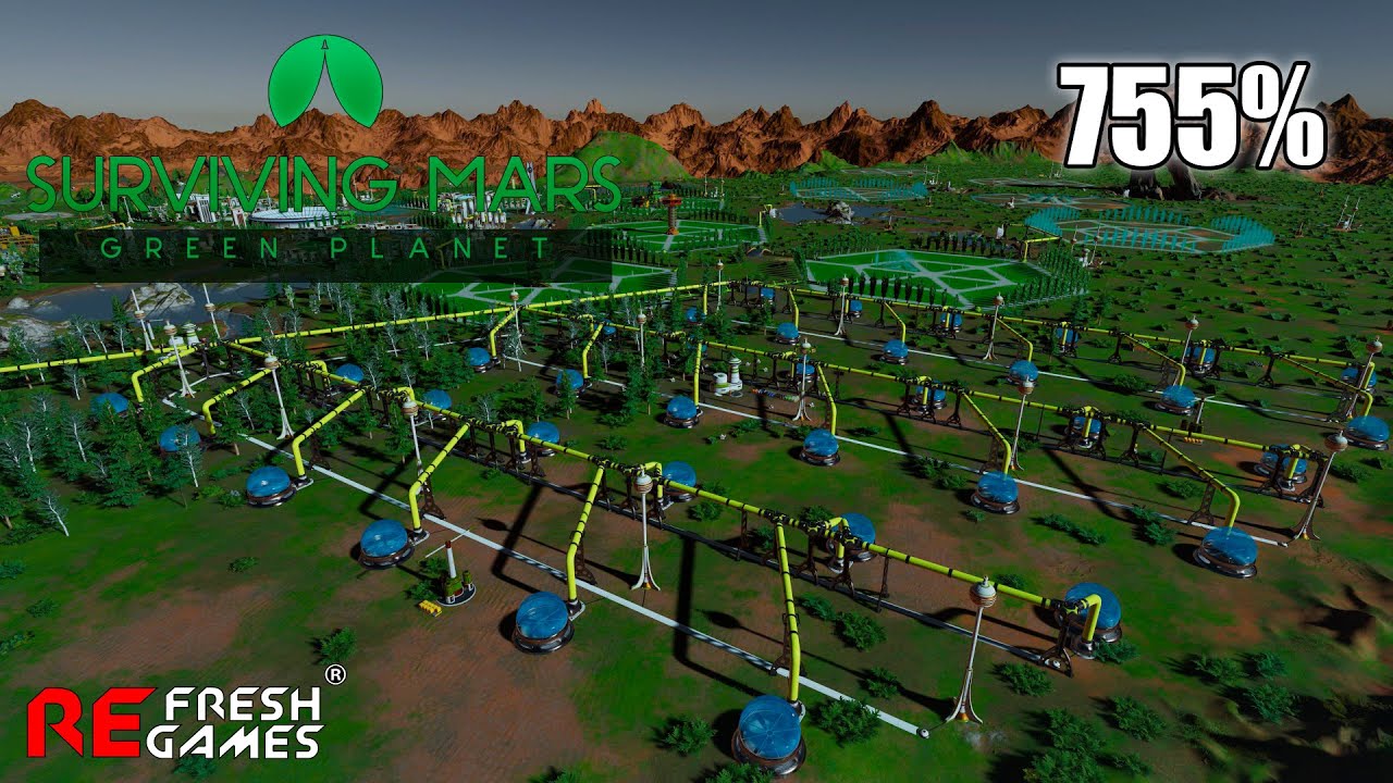 #18 Масштабный проект - Surviving Mars: Green Planet DLC