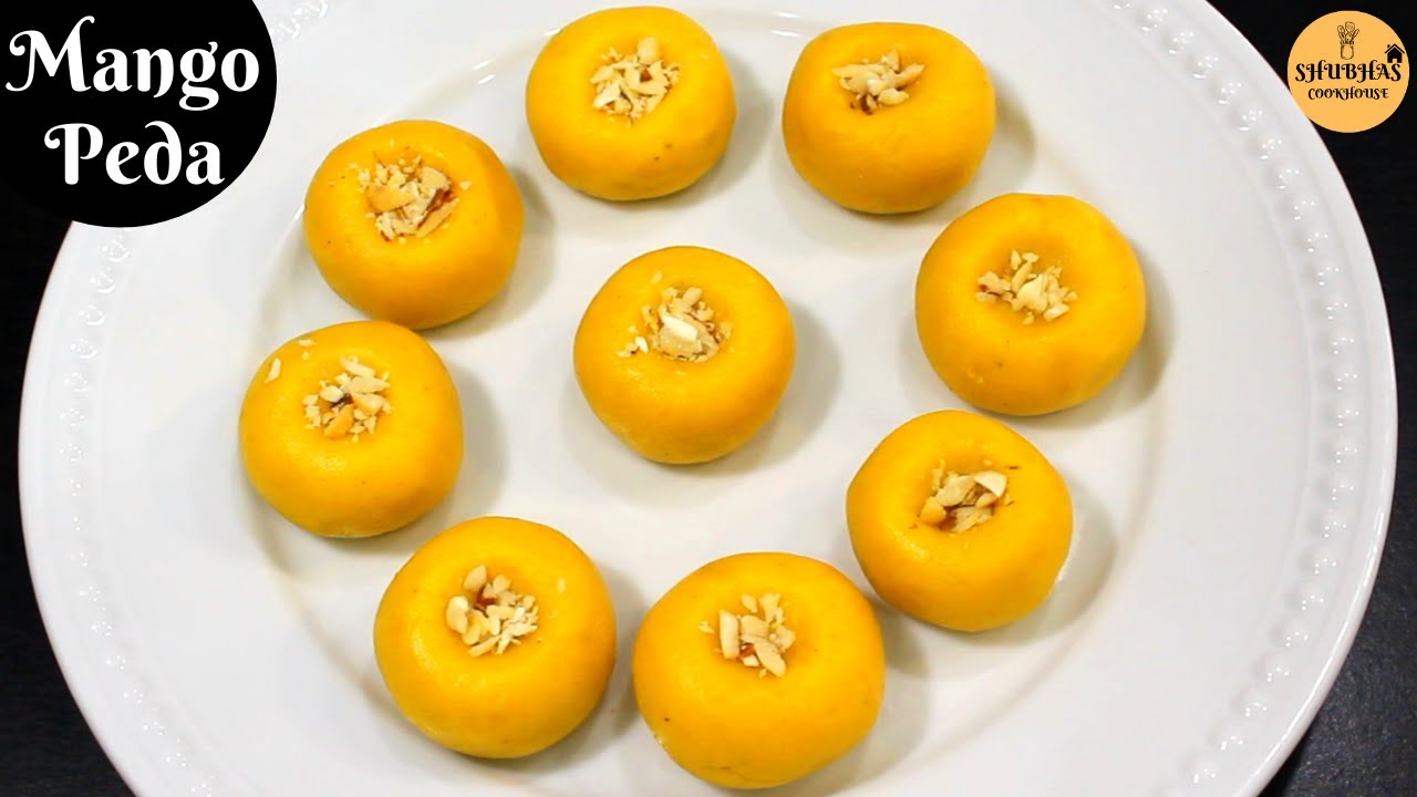Instant Mango Peda Recipe | मैंगो पेडा | Peda Recipe | Mango Recipes | Mango Sweets - Desserts