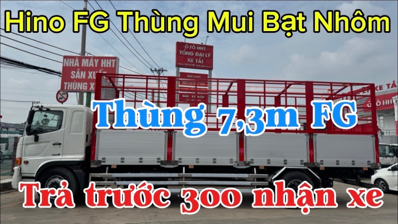 Báo Giá Hino FG 8 Tấn Thùng  7 Mét 3 | Hino FG Thùng Mui Bạt Nhôm | HINO FG 8 Tấn 2025