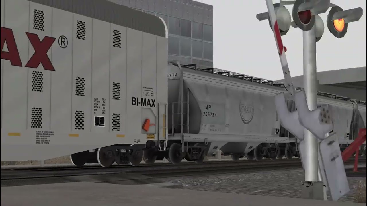 CSX WITH A AWVR TRAIN