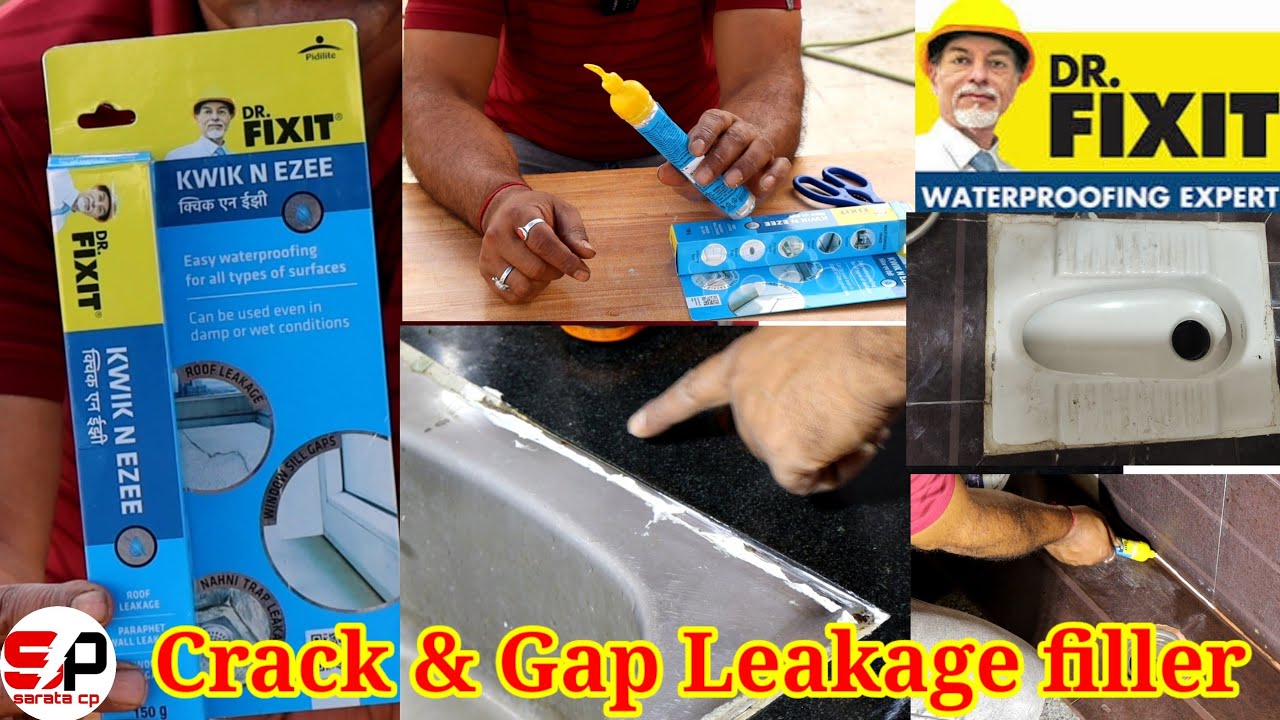 Dr Fixit Kwik N Ezee how to use | Water leakage wall & crack filler