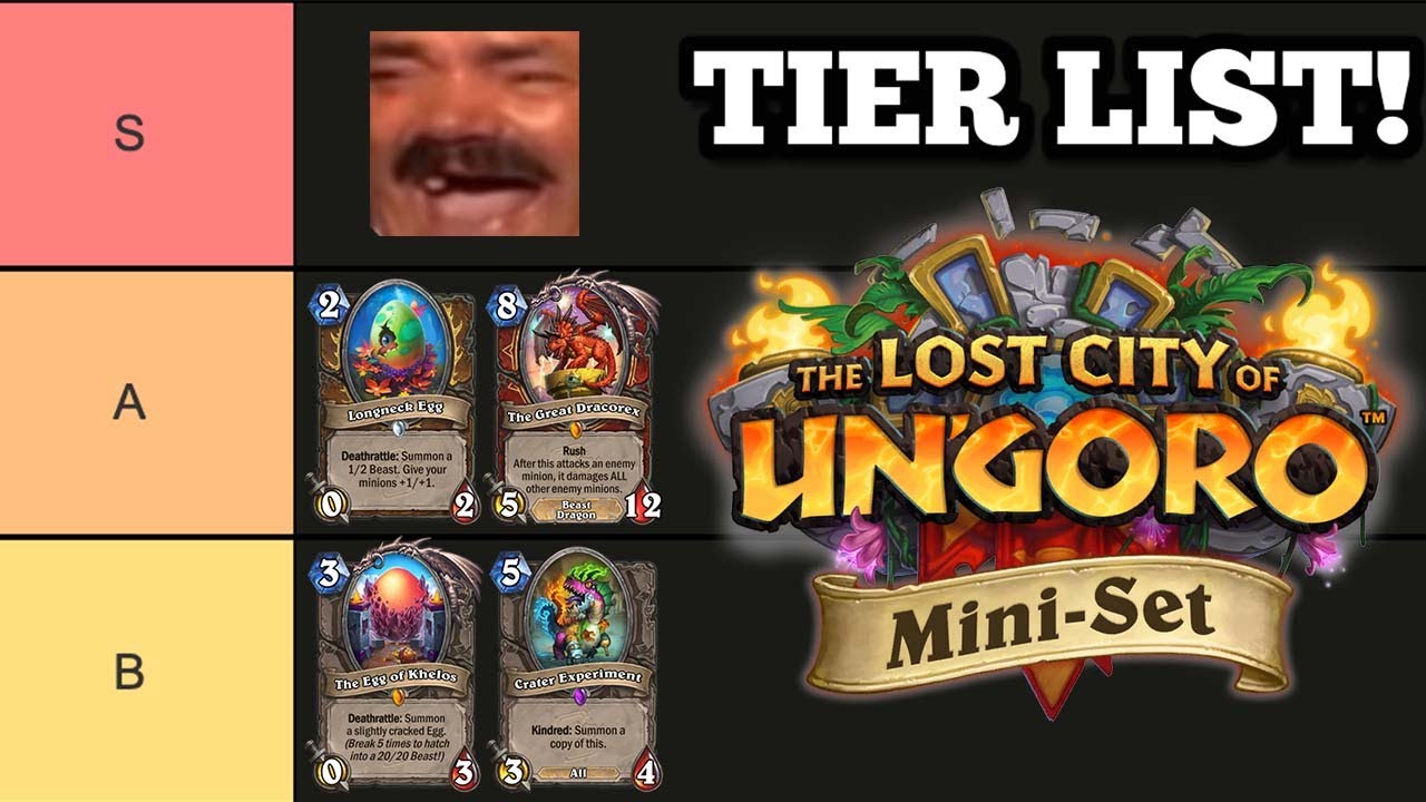 A tier list of EVERY CARD from the Un’Goro Mini-Set!