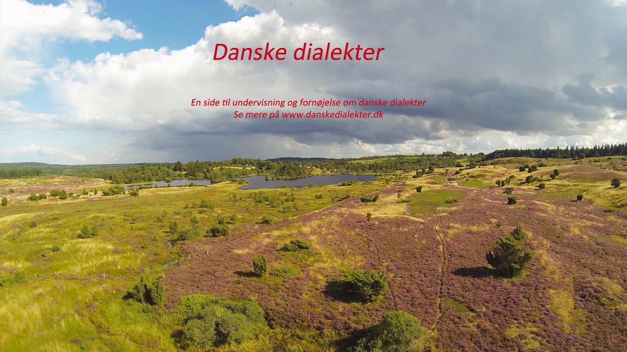 I Danmark er jeg f&oslash;dt - Danske dialekter.dk