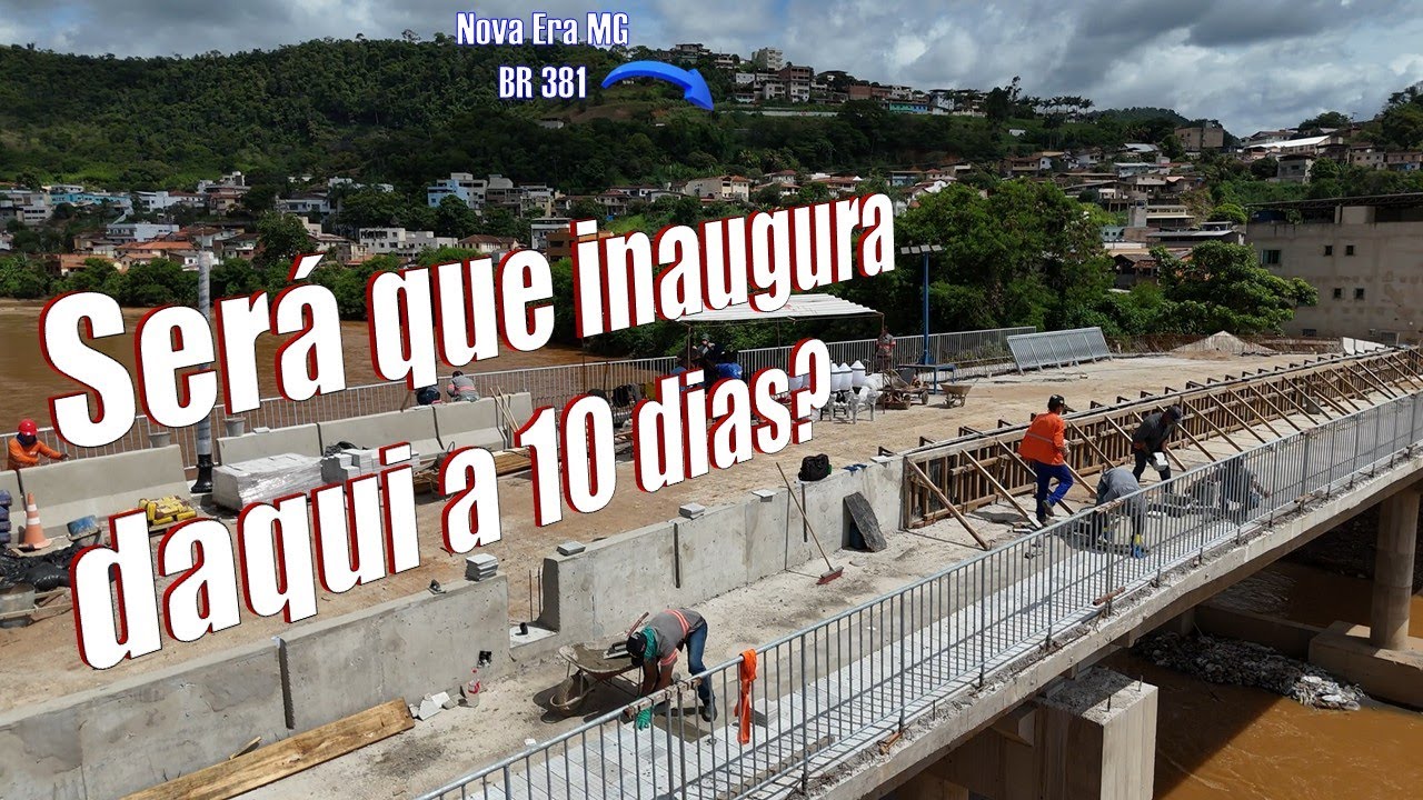 Ponte IMPORTANTE será INAUGURADA em 7 de fevereiro.
