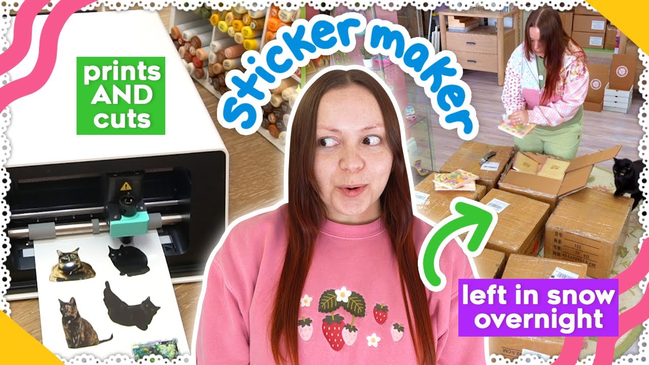 New Sticker Machine & Notebook Delivery Mishap