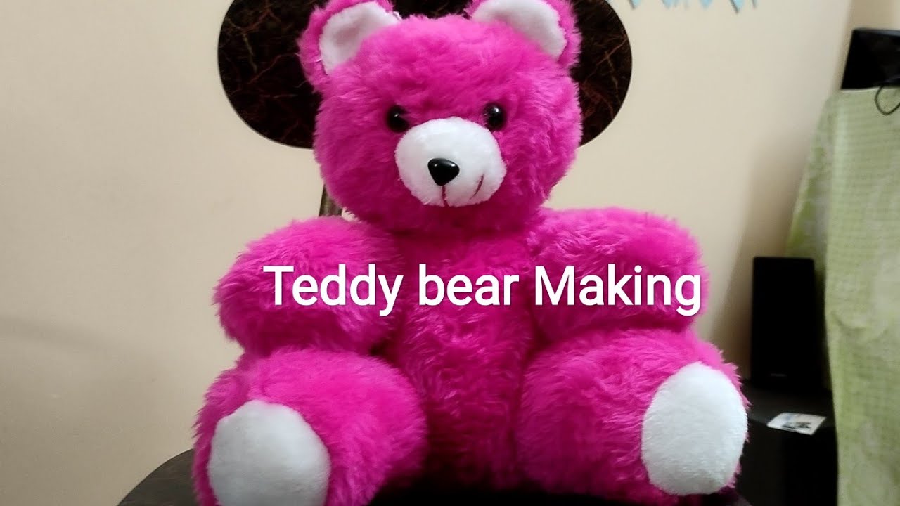 Teddy bear Making at home // Teddy bear making Full video // Sai creations Tamil