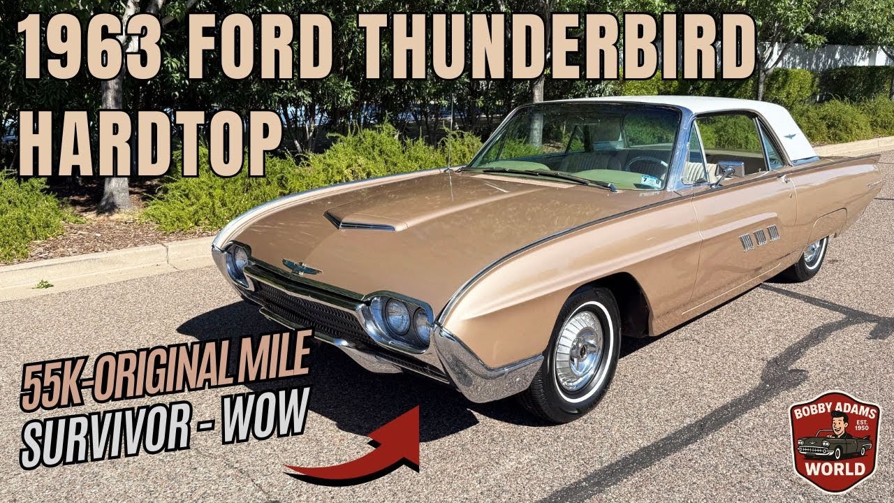 Selling At Auction on BAT - 1963 Ford Thunderbird 2-Door Hardtop – Beautiful Survivor, 55K Miles !