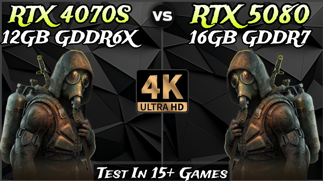 RTX 4070 Super vs RTX 5080 - Test In 15+ Games - 4K