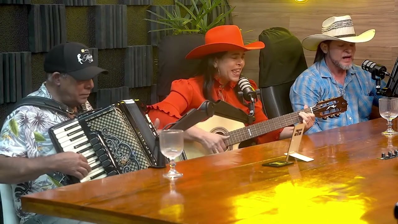A Dama de Vermelho - Trio Pancadão Sertanejo no Programa no Ponteio da Viola