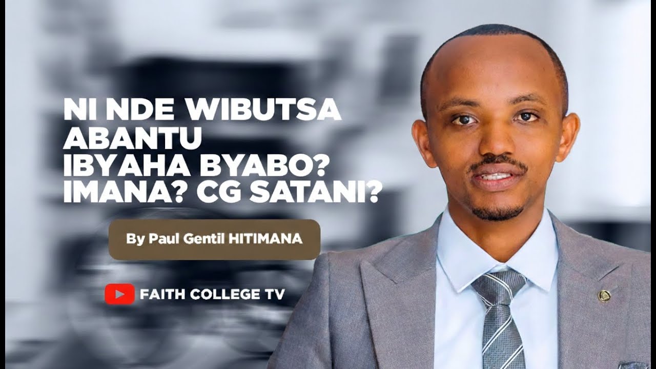 Ni nde wibutsa abantu ibyaha byabo? Imana? Cg Satani?