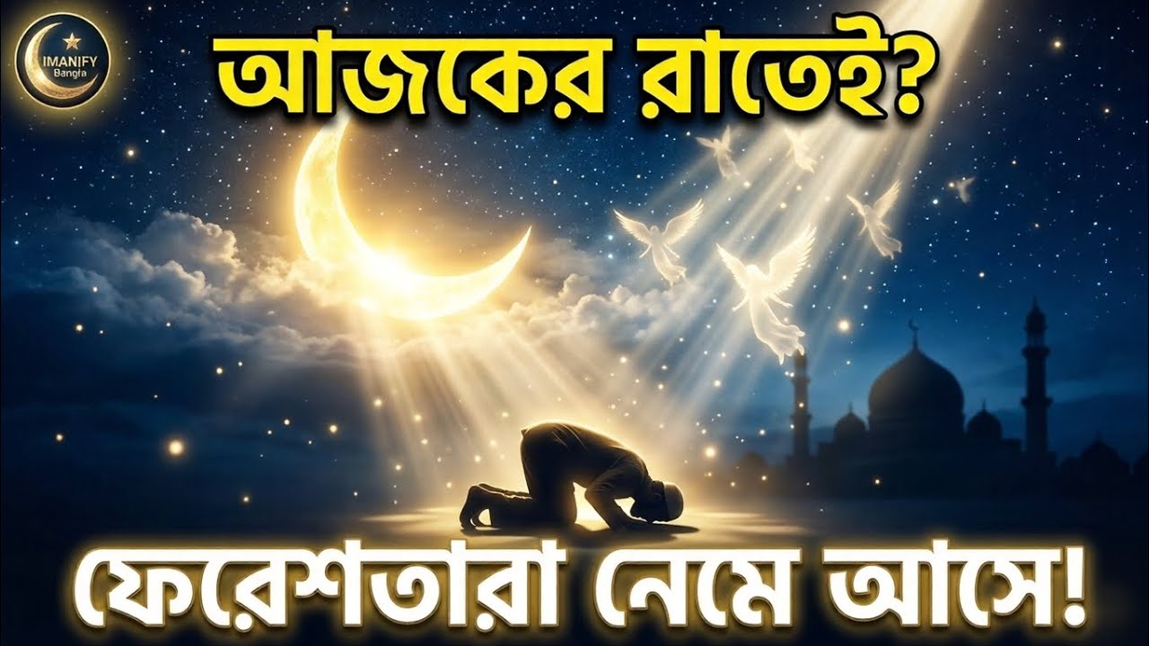আজকের রাতে কী হচ্ছে? 🌙 | ফেরেশতারা কি সত্যিই নেমে আসে?
