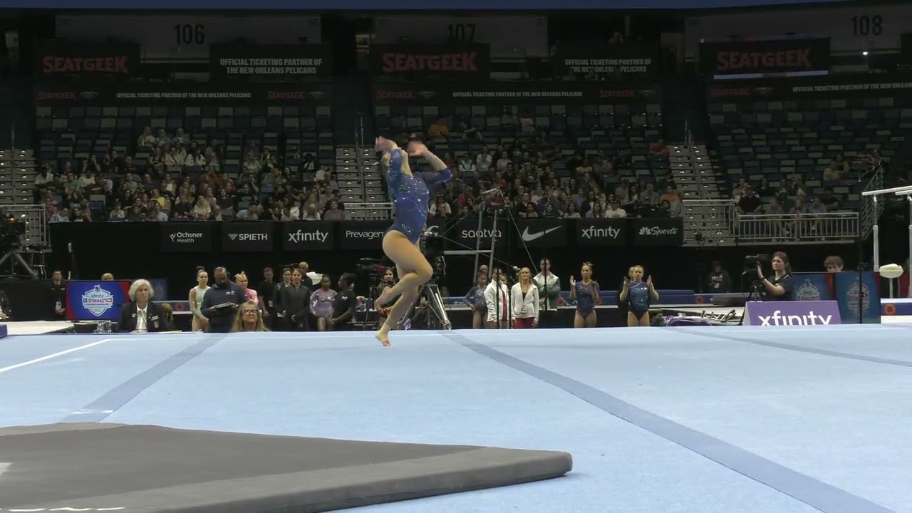 Jordis Eichman  - Floor Exercise  - 2025 Xfinity U.S. Championships -  Senior Women Day 1