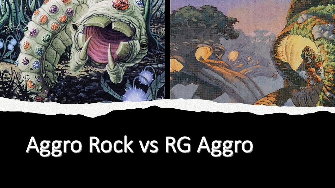 Досовременная лига MTGO - Aggro Rock против RG Aggro - 19.12.25