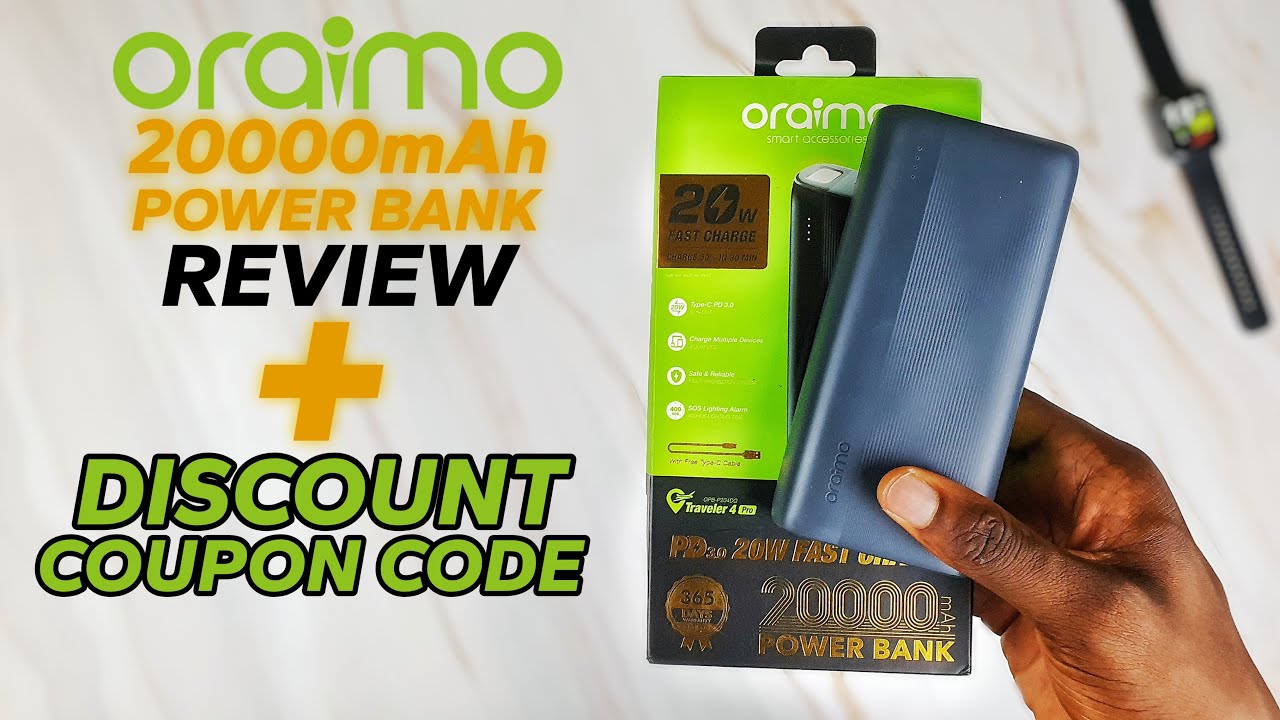 Oraimo 20000mAh Power Bank Review & Coupon Code