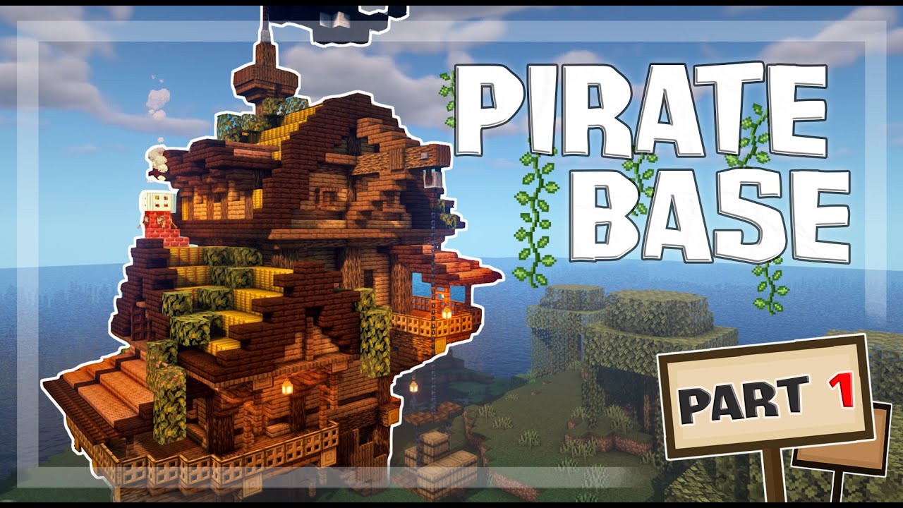 Minecraft: How to Build a Pirate Base/House (Tutorial #1)