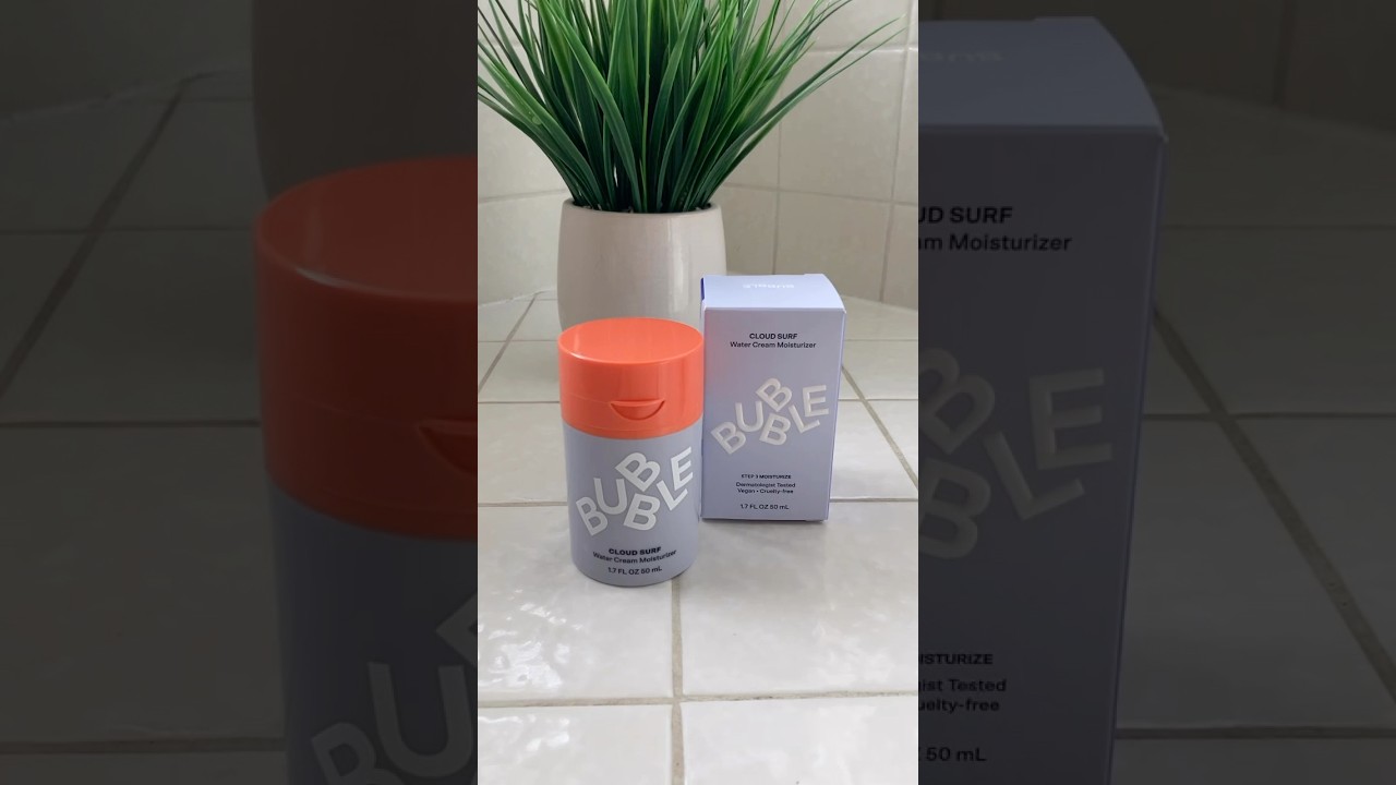 Bubble Cloud Surf Moisturizer Wow! #shorts #bubble #skincare