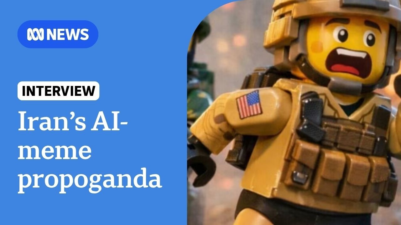 Iran deploys AI propaganda memes as a new weapon of war | The World | ABC NEWS