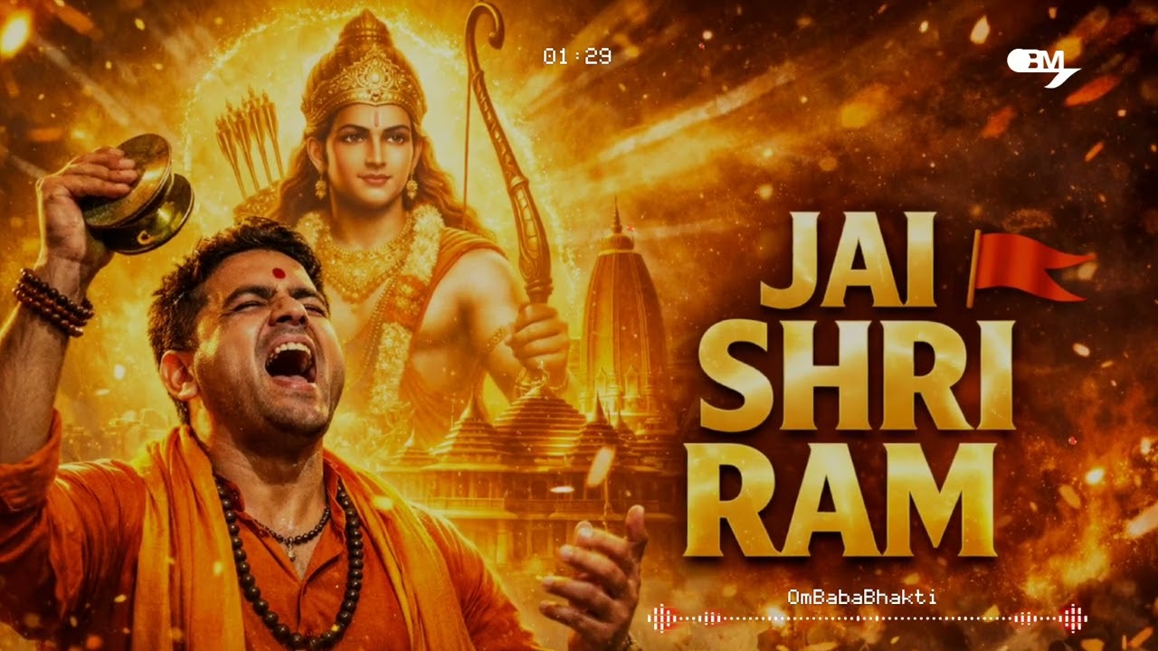 JAI SHRI RAM 🚩 | Ram Naam Bhajan | High Energy Bhakti Song | OmBabaBhakti 