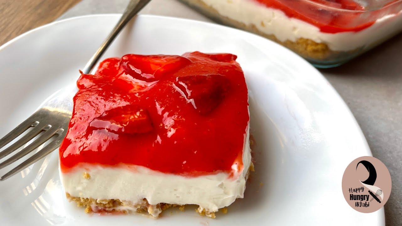 Strawberry Delight No Bake Dessert | 20 Minute Recipe