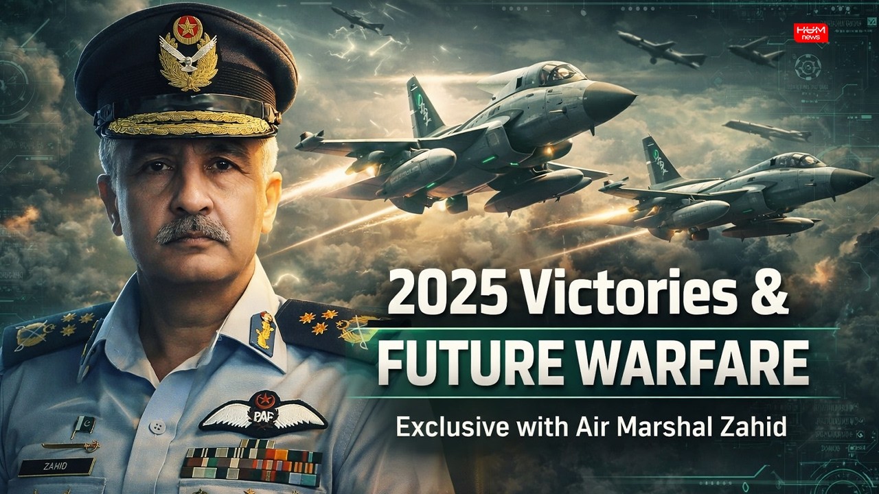 2025 Victories & Future Warfare: An Exclusive Sit-down with Air Marshal Zahid | Hum News | Pakistan