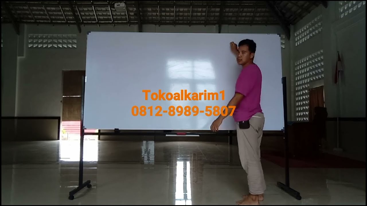 papan tulis standing Whiteboard standing 120 x 240 cm