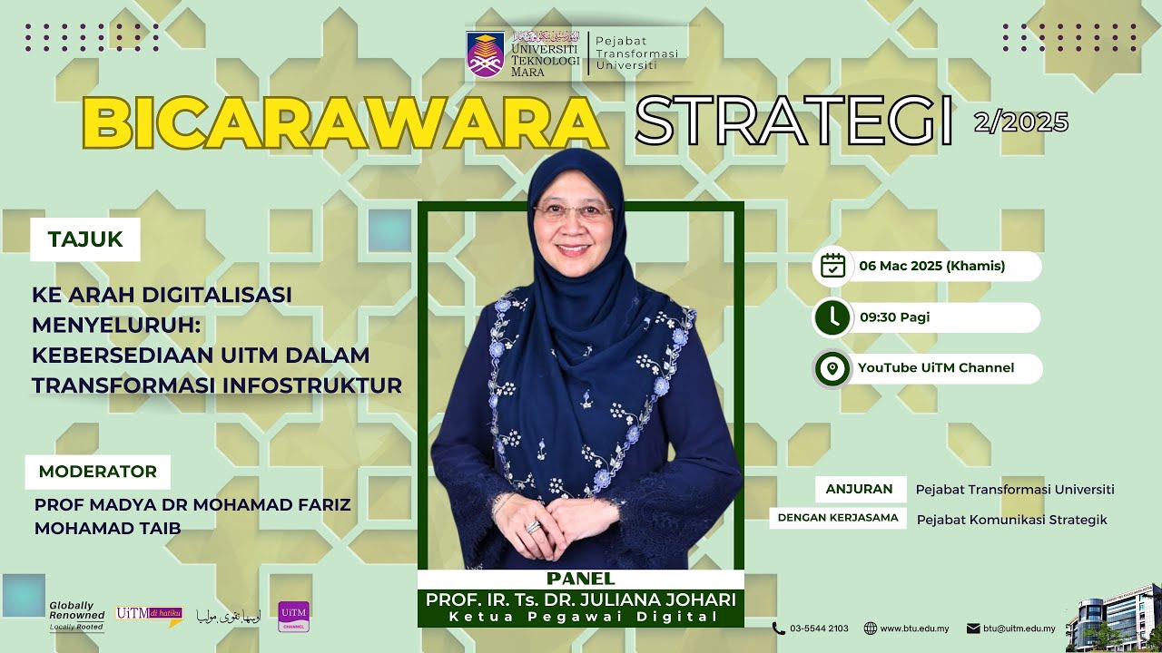 Ke Arah Digitalisasi Menyeluruh: Kebersediaan UiTM dalam Transformasi Infostruktur